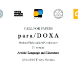 CfP: Studentská konference Para/DOXA v Trnavě (25. 4.)